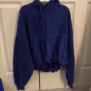 Urban Outfitters Deep Blue Hoodie Sweater
